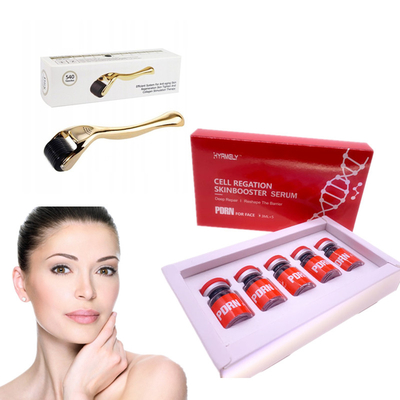 سرم پلی دی اکسی ریبونوکلئوتید Skinbooster PDRN با درما رولر