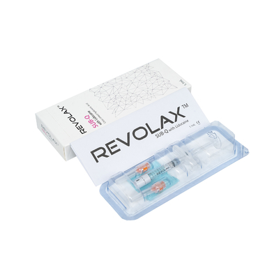 تزریق پرکننده اسید Revolax با لیدو ها برای چین و چروک های نازولبیال