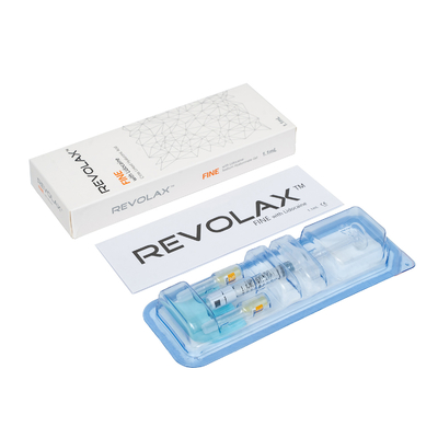 تزریق پرکننده اسید Revolax با لیدو ها برای چین و چروک های نازولبیال