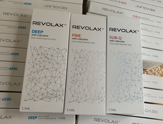 1.1 میلی لیتر تزریق پرکننده پوستی اسید هیالورونیک Revolax برای کاربردهای آرایشی