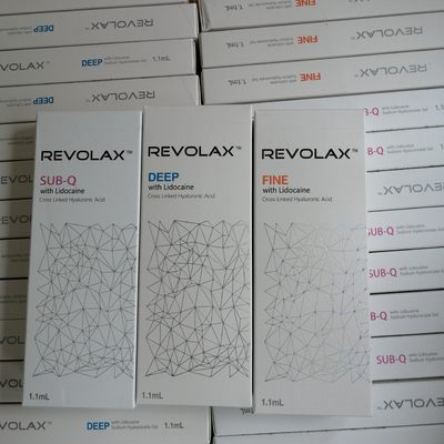 1.1 میلی لیتر تزریق پرکننده پوستی اسید هیالورونیک Revolax برای کاربردهای آرایشی