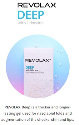 پرکننده لب Revolax Deep With Lido Hyaluronic Acid برای جوانسازی پوست