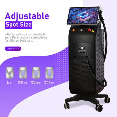 دستگاه پیشرفته لیزر برای همه انواع پوست رابط چند زبانه 755 808 940 طول موج 1064nm