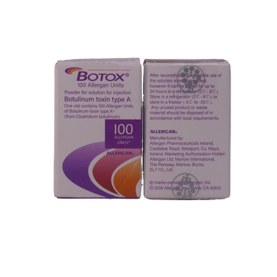 ضد چین و چروک توکسین بوتولینوم آلرژن بوتولکس Dy'sport 100IU 150iu تزریقات بوتاکس