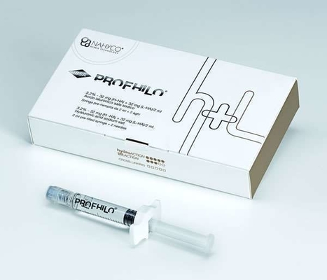 ۶۲ میلی گرم ۲ میلی لیتر پرکننده پوست تزریقی طولانی مدت Profhilo H+L Natrium Hyaluronate