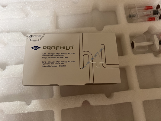 Profhilo تزریق 2ml پرکننده اسید هیالورونیک متقاطع Profhilo BAP تکنیک برای کاهش چین و چروک