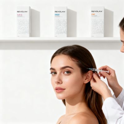 فیلر لب Revolax 1.1 میلیلیتری عمیق ژل پیوند متقابل تزریق اسید هیالورونیک لب فیلر پوستی