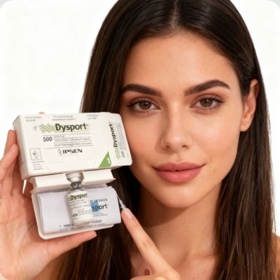 سم بوتولینوم 500 واحد دیسپورت برای کاهش چین و چروک صورت و بازگرداندن صافی پوست