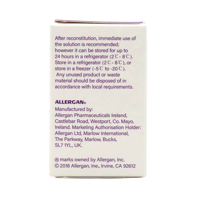 100 واحد Btx تزریق برای سالن زیبایی و کلینیک