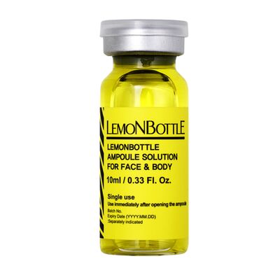 تزریق چربی‌زدا ۱۰ میلی‌لیتری بطری لیمو برای کاهش مؤثر چربی