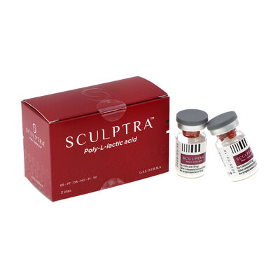 PLLA 150mg تزریق درمان صورت حرفه ای بیوستیمولاتور کلاژن بازگرداندن حجم صورت