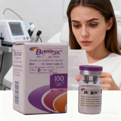 Abbvie Allergan Toxin 100 واحد بهترین توکسین بوتولینوم نوع A برای چروک های عمیق