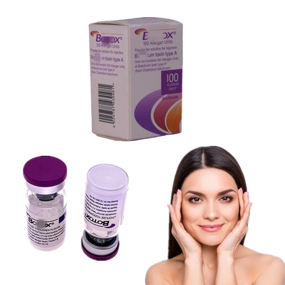 Abbvie Allergan Toxin 100 واحد بهترین توکسین بوتولینوم نوع A برای چروک های عمیق