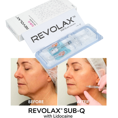 فیلر پوستی سبک OEM Revolax Fine Deep Sub-Q 1.1 میلی‌لیتری برای خطوط ریز و جوانسازی ظریف پوست