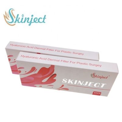 پرکننده اسید هیالورونیک اسید پیوندی تزریقی 1ml 2ml 5ml برای گونه چانه بینی