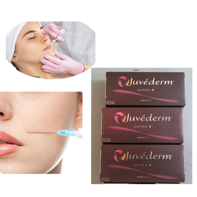 تزریقی Juvederm 2x1ml Ultra 3 Lip Dermal Filler 24mg/Ml