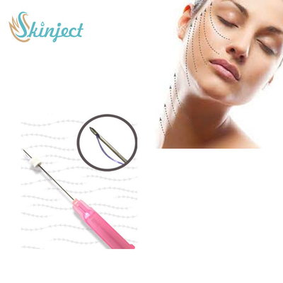 کره Pdo پزشکی بخیه صورت PDO Thread Lift Pcl Sharp 26G 27G Gauge