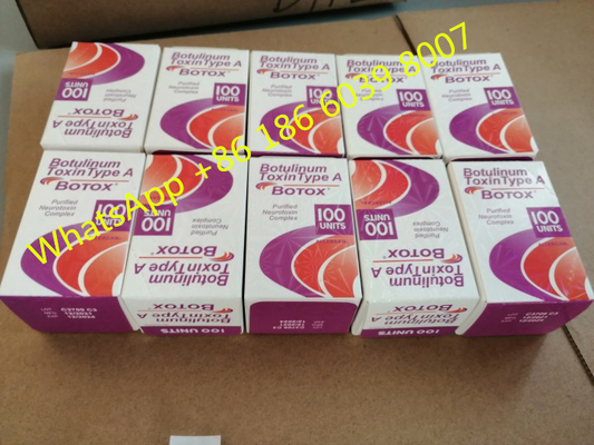 آلرگان بوتاکس بوتولینو توکسین تزریقی 100 واحدی آلرگان نوع a برای پرکننده پوستی اسیدی ضد پیری
