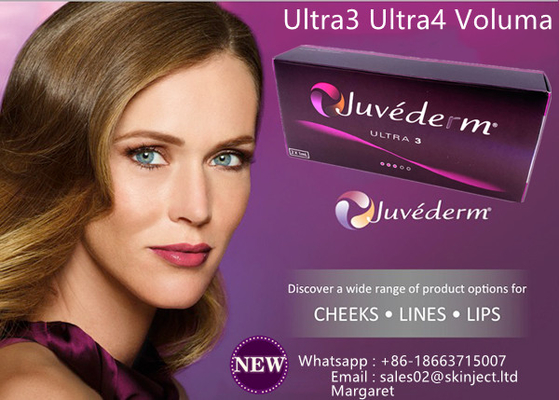 پرکننده پوستی هیالورونیک اسید هیالورونیک ضد چروک Juvederm Ultra3 Ultra4 Voluma
