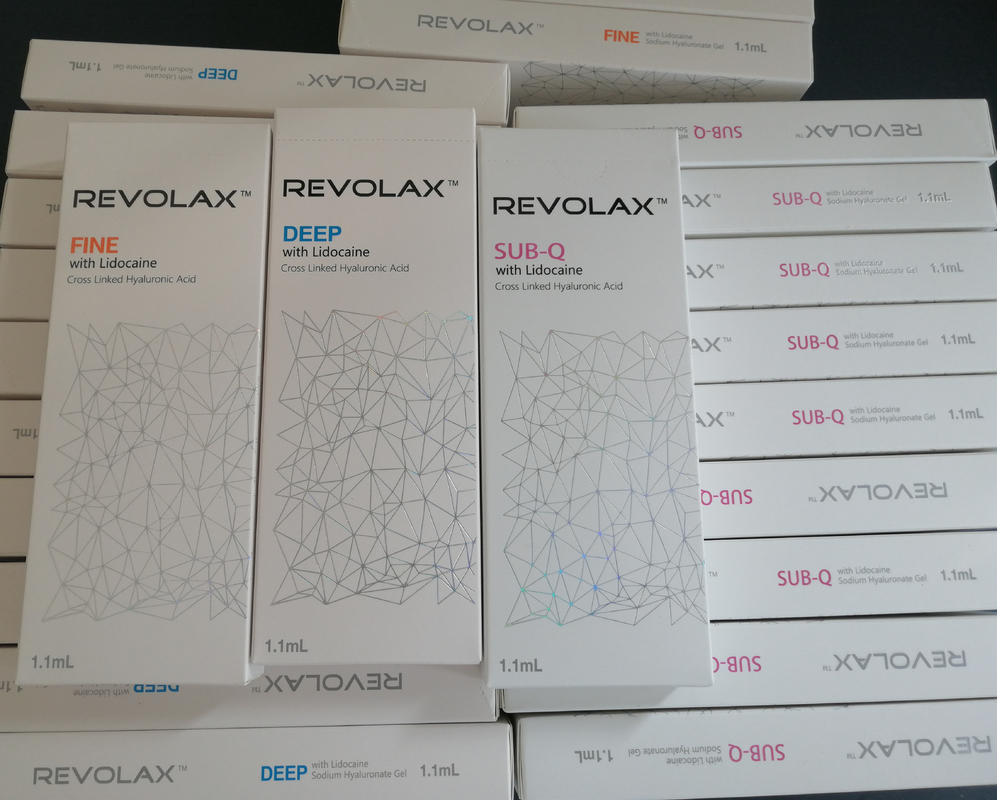 CE REVOLAX خط های نازک پیچیدگی های عمیق اسید هیالورونیک پرکننده پوست برای حجم صورت