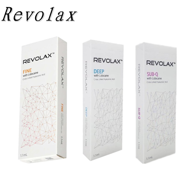 تزریق پرکننده پوستی 1.1 میلی لیتری Revolax Cross Linked برای حجم های صورت