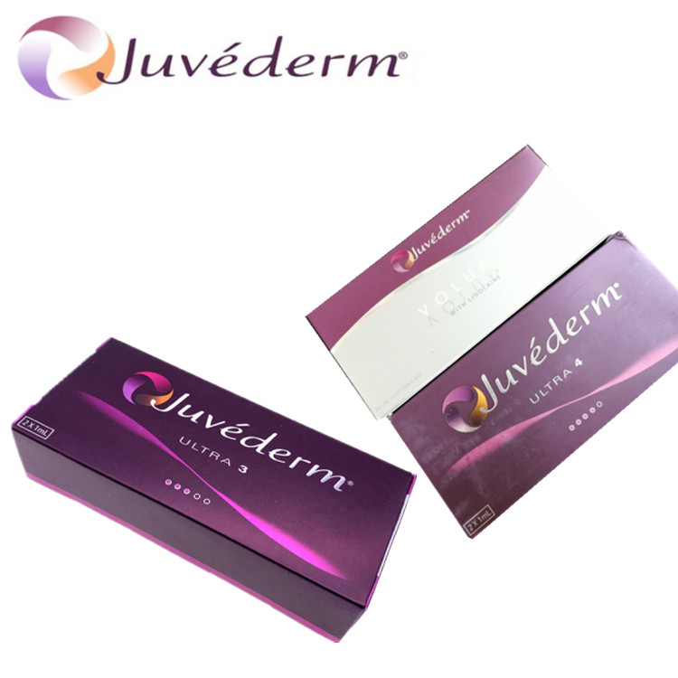 پرکننده پوست اسید هیلورونیک پریمیوم Juvederm HA پرکننده صورت Ultra3 Ultra4 حجم برای جوانسازی صورت