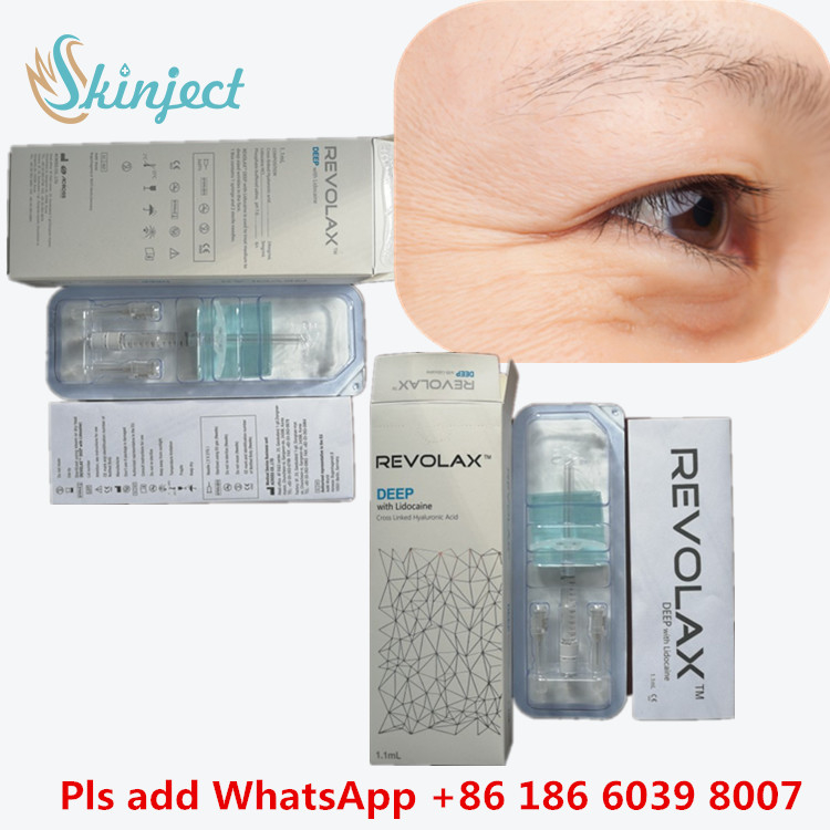 پرکننده پوست تزریق لب خالص HA Cross Linked 1ml پرکننده پوست عمیق تزریق برای بینی