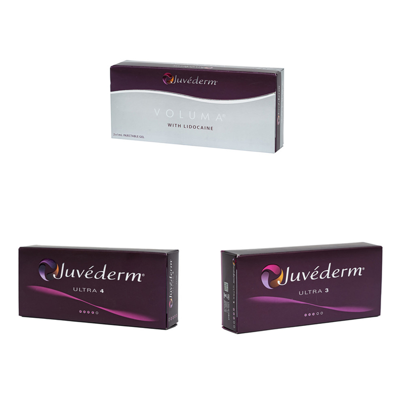 2 سرنج*1ML پرکننده پوست صورت تزریق اسید هیالورونیک برای فک/ بینی/ لب ها/ گونه و چانه