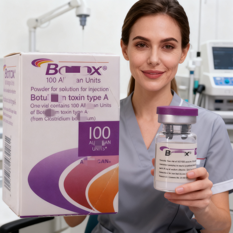 Abbvie Allergan Toxin 100 واحد بهترین توکسین بوتولینوم نوع A برای چروک های عمیق