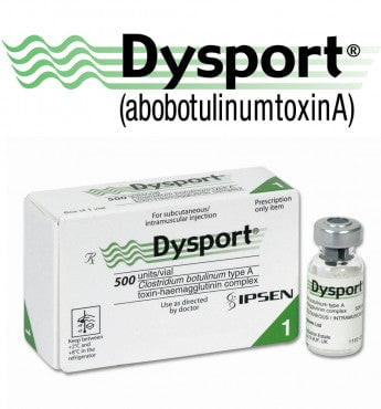 Dysport 500ui Toxin A Dysport 500u برای چروک ها