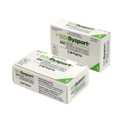 تزریق Dysport برای Dysport صورت 500 واحد توکسین بوتولینوم