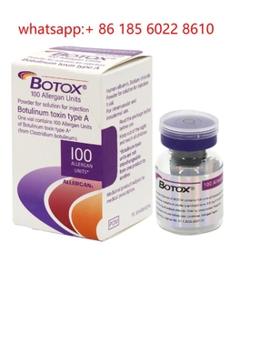 ضد چین و چروک پرکننده های پوستی Botulinum Allergan Botox 100u Removal Vial Juviderm مراقبت از پوست